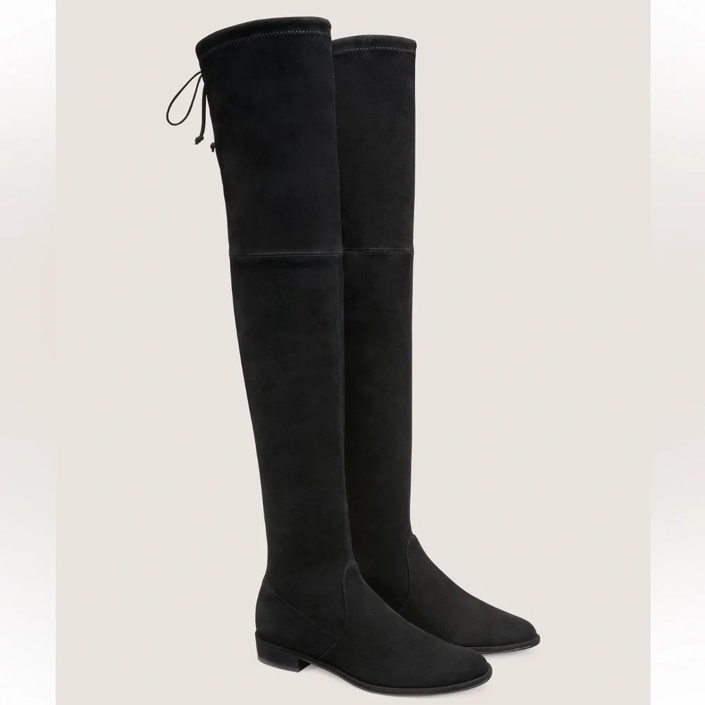 Stuart Weitzman Black Over-the-Knee thigh high Boots size 10 comfy